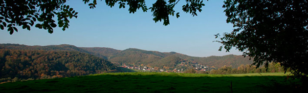 Bergfreiheit Panoramablick über das Urff-Tal